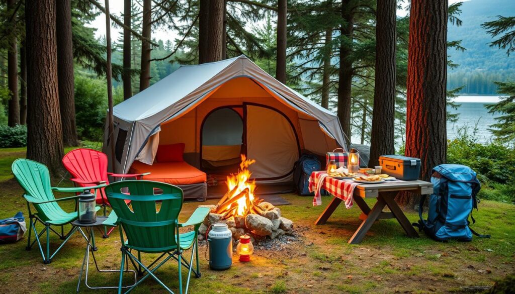 Equipamentos para acampar em família Equipamentos para acampar em família