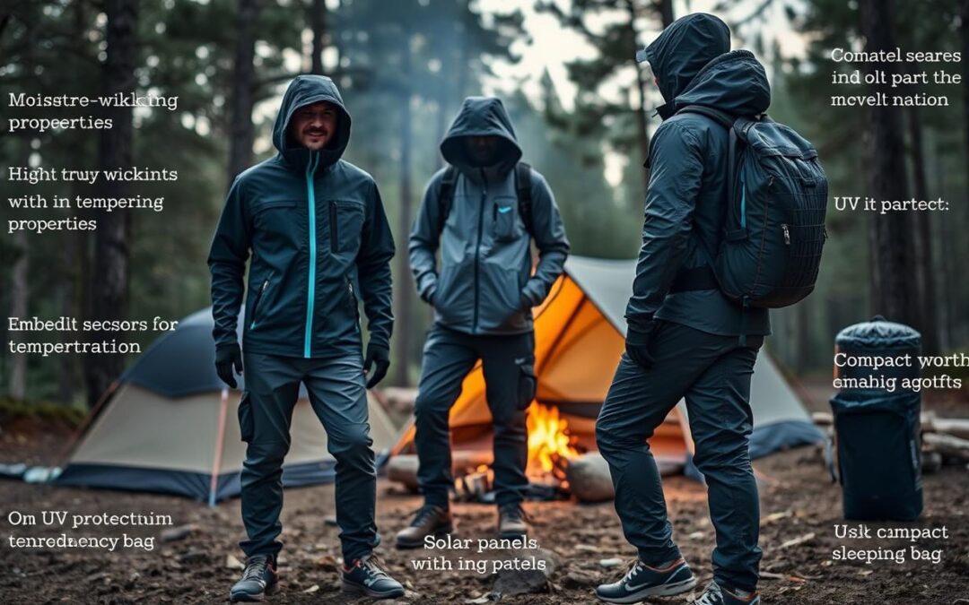 Roupas Inteligentes para camping