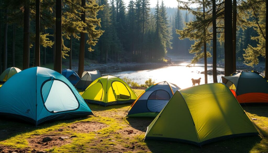 barracas camping