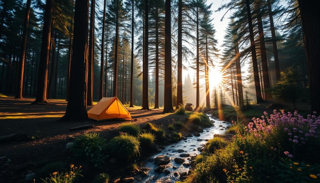 contato com a natureza