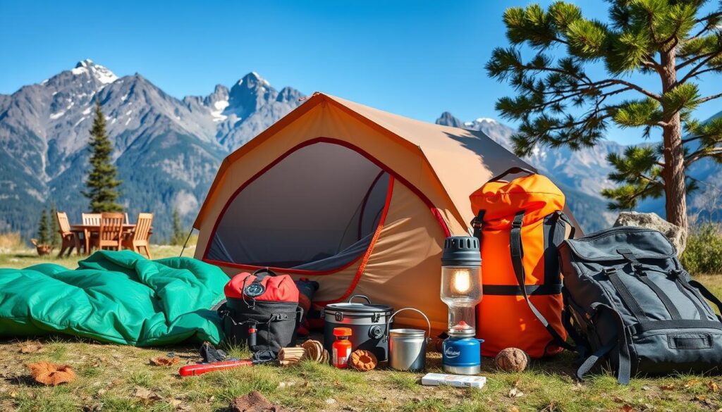 equipamentos de camping
