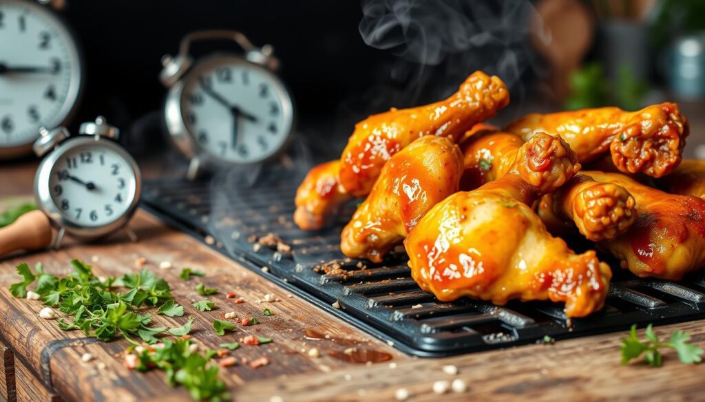 tempo de cozimento para asinhas de frango